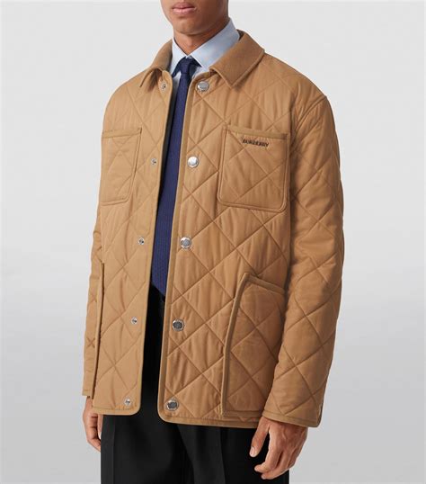 burberry iamond quilted field jacket|Burberry diamond quilted jacket.